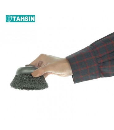 فرچه کاسه ای افشان نقره ای سایز 7.5 سانت