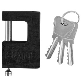 قفل کتابی ایساتیس رنگ مشکی سایز 60