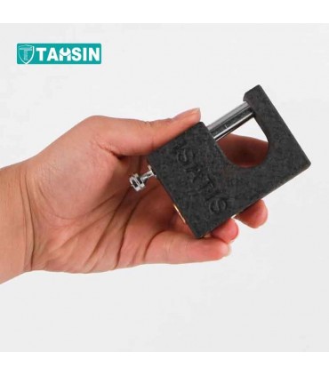 قفل کتابی ایساتیس رنگ مشکی سایز 70