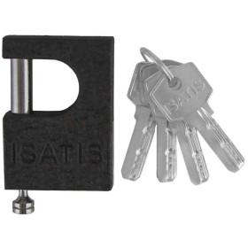 قفل کتابی ایساتیس رنگ مشکی سایز 70