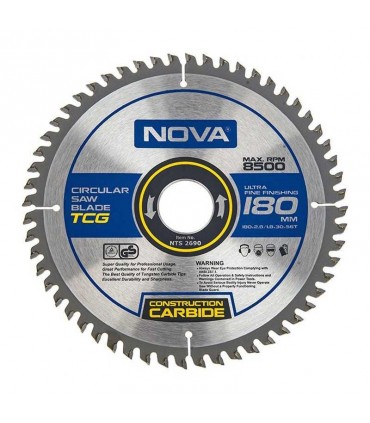 تیغ اره MDFبر نووا مدل NTC 2690 سایز 180 میلی متر