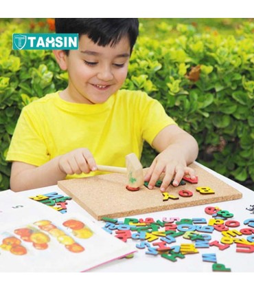 بازی میخ و چکش ایران پتک مدل GD3010 الفبای انگلیسی