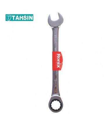 آچار یک سر تخت یک سر جغجغه رونیکس مدل RH 2169 سایز 19