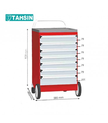 کمد کشو دار تعمیر گاهی ایران پتک مدل TA 2071