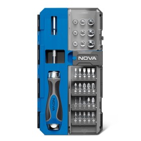 مجموعه 33 عددی سری بکس و پیچ گوشتی نووا مدل NTS 1331