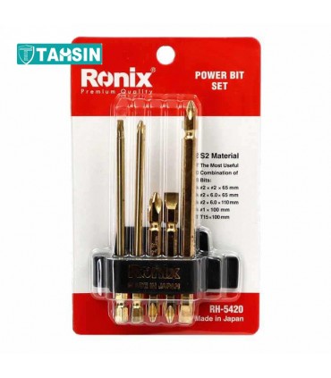 مجموعه 5 عددی سری پیچ گوشتی رونیکس مدل 5420