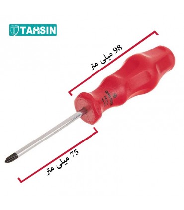 پیچ گوشتی چهارسو ایران پتک مدل QA1012 سایز 75-4.5