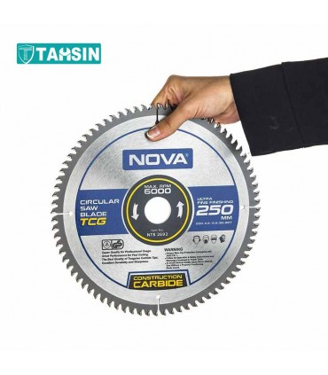 تیغ اره MDF بر نووا مدل NTS 2692 سایز 250 میلی متر
