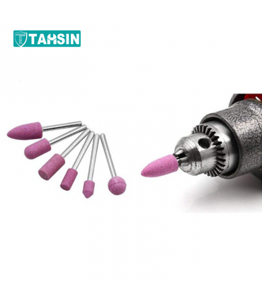 مجموعه 12 عددی سنگ انگشتی و فرچه فرز انگشتی