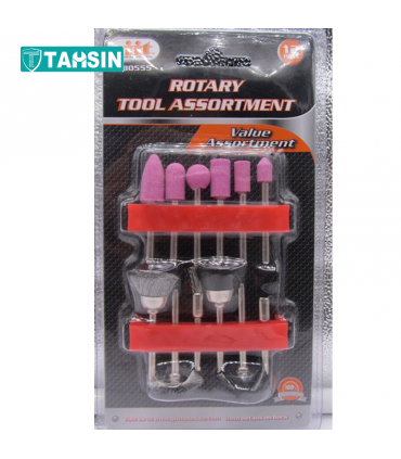 مجموعه 12 عددی سنگ انگشتی و فرچه فرز انگشتی