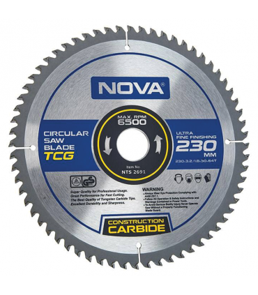 تیغ اره MDF بر نووا مدل NTS2691 سایز 230