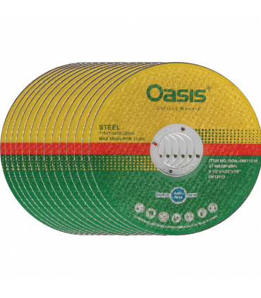 صفحه سنگ مینی برش استیل اوسیس سایز 22*1*115 بسته 50 عددی