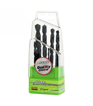 مجموعه 10 عددی مته HSS سیلور مدل GT-BB10