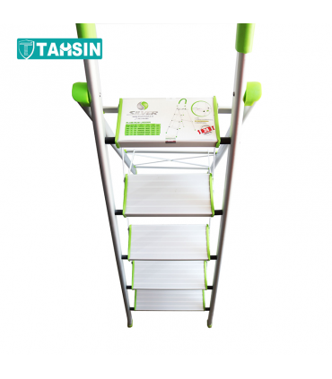 نردبان 5 پله آلومینیومی سیلور