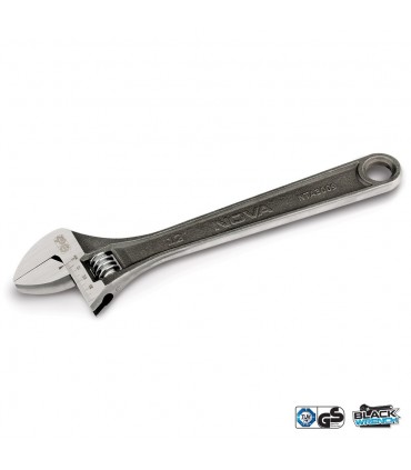 آچار فرانسه مشکی نووا مدل NTA3007 سایز 8 اینچ